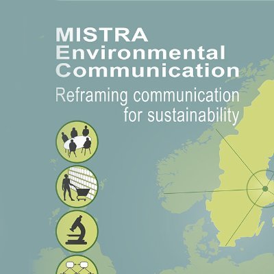 International research programme: Reframing Environmental Communication for Sustainability. Funded by @MistraForskning. Led by @EC_SLU & @SWEDESD_UU