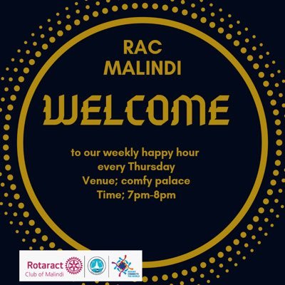 Are you over 18,Want to change the world? Have some fun? Come meet like-minded friends every Thur at Sea View Malindi from 7pm to 8pm😎 Contact us today!