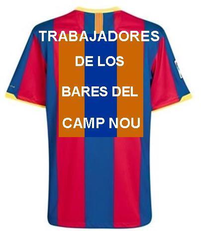 Trabajadoras y trabajadores de los bares del Camp Nou