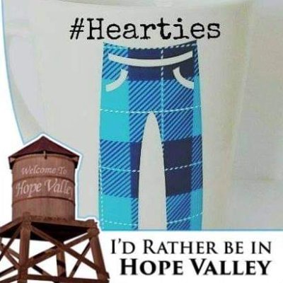 I spend my time in Hope Valley.  I am here to help the #Hearties! WCtH on Hallmark. No affliation w/Kavan Smith, I just cover his backside. #Plaiders