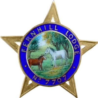 Fernhill Lodge No.7707 in the province of Hampshire & IoW.  Meets at New Milton, 4th Wednesday, September to April (except 3rd Wednesday in December)