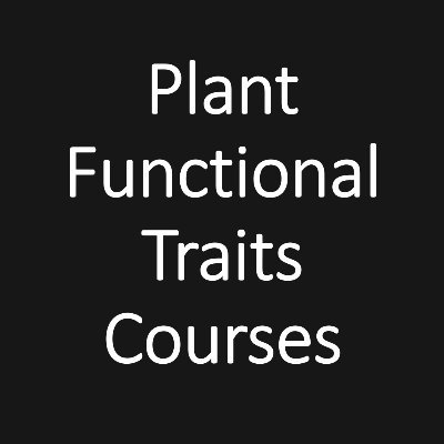 Plant Functional Traits Courses