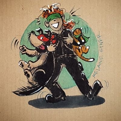 Mastodon: https://t.co/sOL9oTj5ie von @GywerMelanie Dangercat erlebt hier seine Abenteuer! The incredible Life of a Superherocat ^^ #KleineKunstklasse