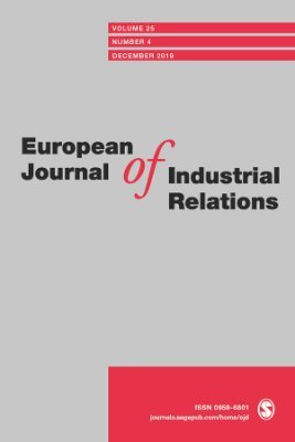 News from the editors of the European Journal of Industrial Relations