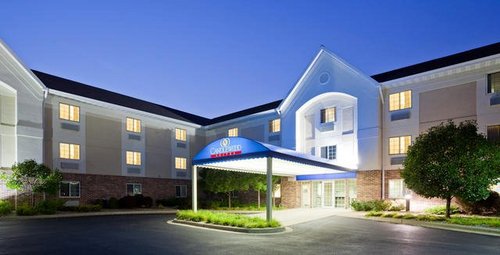 Candlewood Suites extended stay hotel in Appleton has full kitchens, free high-speed Internet, free shuttle service to the airport, a gym and guest laundry.