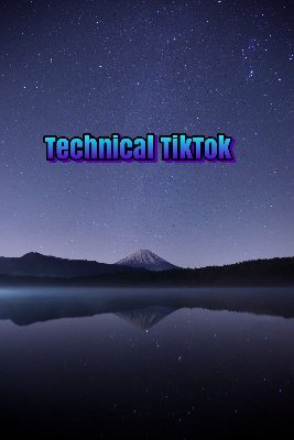 tik_technical's profile picture. Hello guys I'm a student I wish to make a helpful videos.