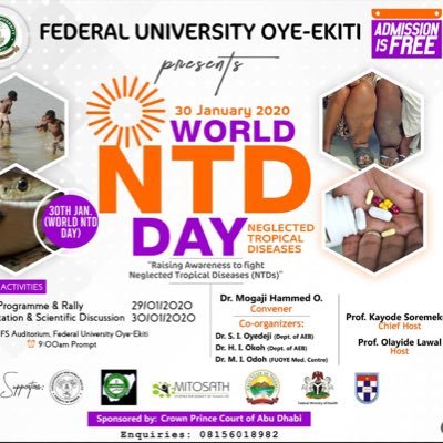 Official page for FUOYE World NTD DAY, Fighting against world diseases.