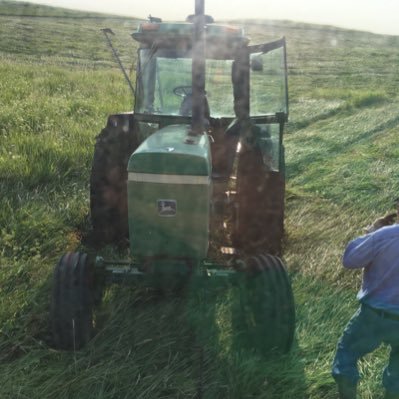 operates vintage John Deere equipment on a daily basis