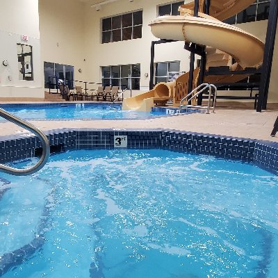 Stay in the heart of Downtown Lethbridge! Full hot breakfast, Internet, Pool, Water slide, and Fitness Room! We are newly renovated and excited to serve you!