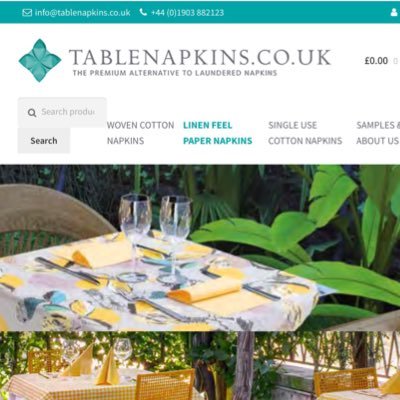 Table Napkins UK offers luxury, single use, affordable, stylish, and elegant #eco alternatives to paper napkins in a vibrant range of colours and sizes.