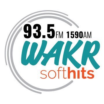 Tune in to WAKR on 93.5 FM & 1590AM 🎙🎶 Soft Hits You Love All Day The Ray Horner Morning Show 5:30am-9am Sandy Bennett 9am-2pm Tim Daugherty 2-7pm #WAKR