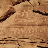 Petroglyphs& inscriptions.Tabuk & Neom Region