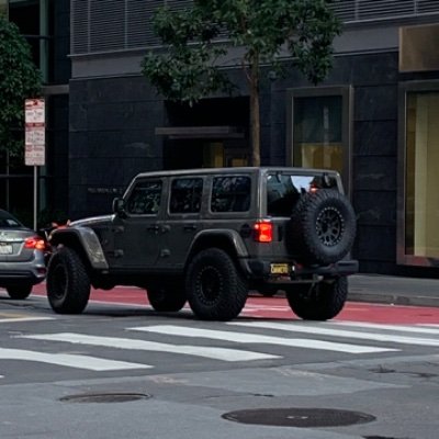 The Game. My wife and I play a game in which we get points for spotting Jeep Rubicons. 2pts a pop, but there are bonuses and side rules.