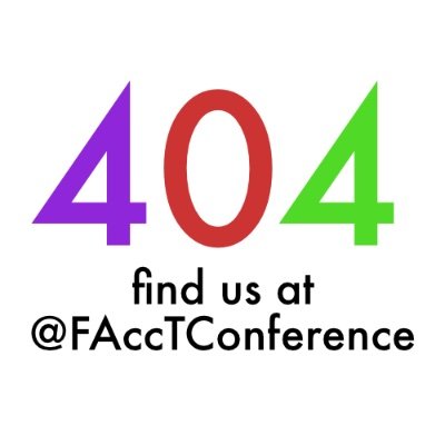 Former Account of the ACM FAccT/FAT* Conference