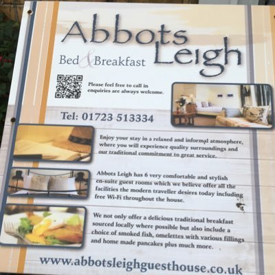 We are a 4 star guest house set in the centre of Filey. Our food is ethically sourced and free range where possible.