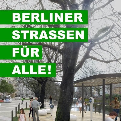 „Berliner Straßen für alle!“ ist ein Bündnis verschiedener verkehrs-, stadt- und umweltpolitischer Akteure für eine lebenswerte Stadt
