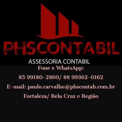 PHSCONTAB's profile picture. Proprietário da Empresa Phscontabil Assessoria Contabil 8599180-2860