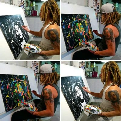 WELCOME to my ART(Paint HIP HOP/REAGGAE &MORE) by SLN