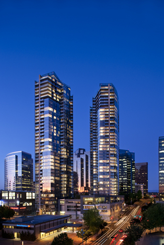 Bellevue Towers offers luxurious living in downtown Bellevue.