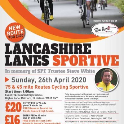 75 miles of Lancashire Countryside, fully signposted & entry includes refreshments, Beans & Toast at Dinner & goody bag for https://t.co/LqDYtxCjs0