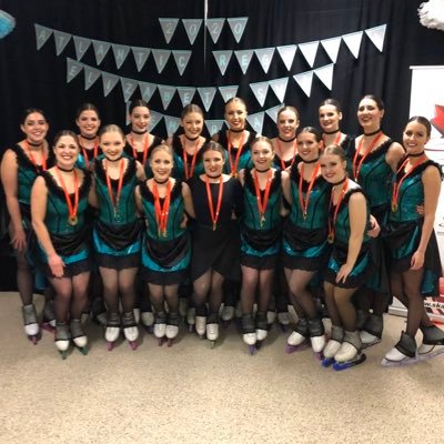 MPPSC Open Starlites synchronized skating team from Newfoundland and Labrador #ShineBrightLikeAStarlite ⭐️