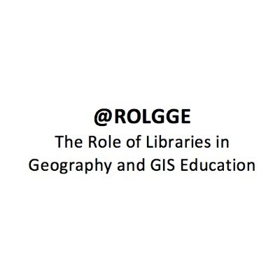 Role Of Libraries In Geography And GIS Education works towards brining together those interested in spatial software and data pedagogy. gislib@andrew.cmu.edu