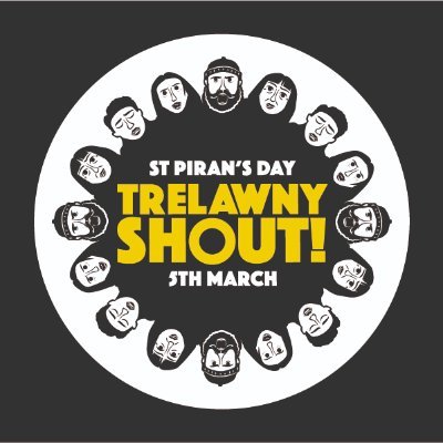 20,000 voices, one song, a mass shout of the Cornish anthem 9pm on St Piran's Day. You know the reason why! Watch 2021's TS on Facebook, 'tis some lovely...