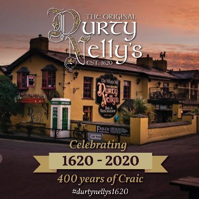 The official Twitter feed of the Original Durty Nelly's Pub & Restaurant, est. 1620.