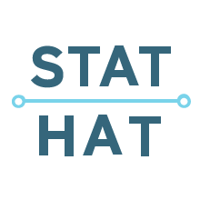 StatHat tracks numbers from anywhere in your code. In just 1 line, you can embed it. Invent stats on the fly. Track data instantly, up to the minute, accurately