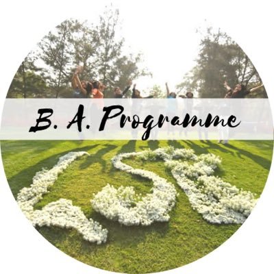 BaProgramme's profile picture. Official account of BA Programme department, LSR.