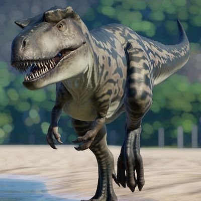 ~Jurassic world newest creation./Height:13 feet / length:35 ft / Weight:4 tons/Bite Force:3 tons.~