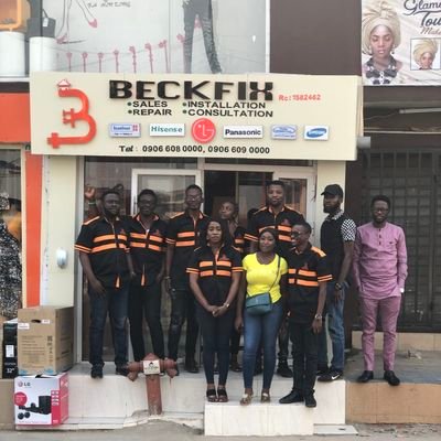 BeckFix is a limited company  that specializes in Sales Installation,Maintenance,Repair and Servicing of Home and office appliance