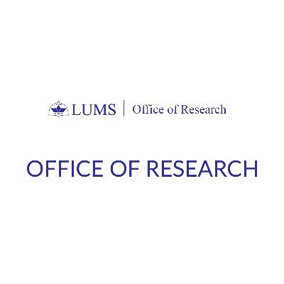 Office of Research at Lahore University of Management Sciences (LUMS)is acting as a bridge between LUMS faculty and funding agencies.