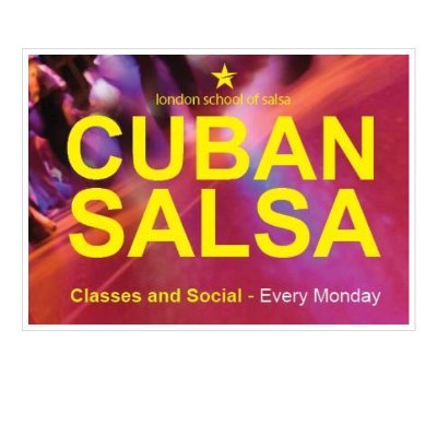 London School of Salsa. Classes every Monday and Wednesday in SE London