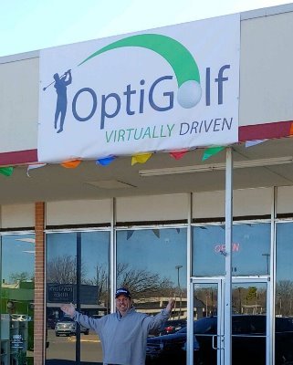 OptiGolf is a indoor virtual reality driving range that utilizes state of the art golf simulators to help with game improvement, or recreational fun as a party!