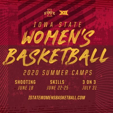 The official Twitter page of Iowa State Women's Basketball Camps, sponsored by @HyVee and @Nike - Go Cyclones!