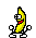 yeah, its a dancing banana..because we should all lighten up and laugh..peanut butter jelly time!