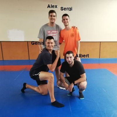 Equip d'estudiants de 2n d'INEFC Barcelona format per en Sergi, Alex, Genis i Albert. Mitjançant la cooperació per tal d'assolir els reptes de la programació.