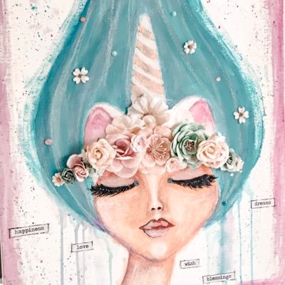 Art journaling my way through my emotions Design for Prima Marketing YouTubing it along the way mixed media is the best therapy TikTok craftybyToni41