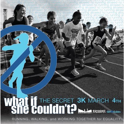 #TheSecret 3K Halifax is a charitable walk/run organized by @asecretmarathon film, and @RunningRoom to promote safe spaces for people of all genders to run
