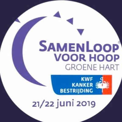 24-uurs wandelevenement op 21 en 22 juni 2019 op het Sluiseiland in Gouda. Doel: geld inzamelen voor onderzoek naar kanker. Opbrengst: 172.206,28 euro!
