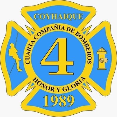 Twitter de la Cuarta Compañía del Cuerpo de Bomberos de Coyhaique, XI Región, Chile.
Rescate y Salvamento
Fundada el 6 de noviembre de 1989