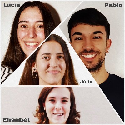 Grup d’estudiants de l’INEFC Barcelona. Apassionats de l’educació i l’esport que faran camí en el món de la programació.