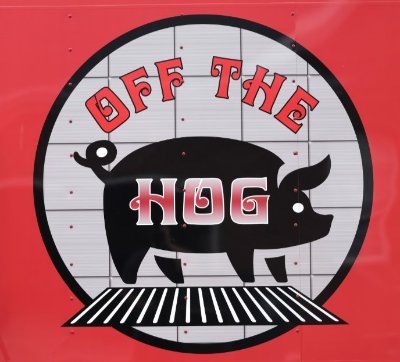 Off the Hog is a smoked meat & BBQ concessions truck owned by Leslie Morris.  Leslie has owned multiple restaurants including 19 years of the locally famous Jas