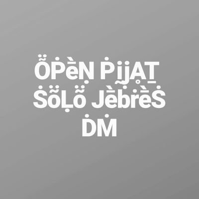 pijatsolo12's profile picture. Empuk Jeruuu 💦💦