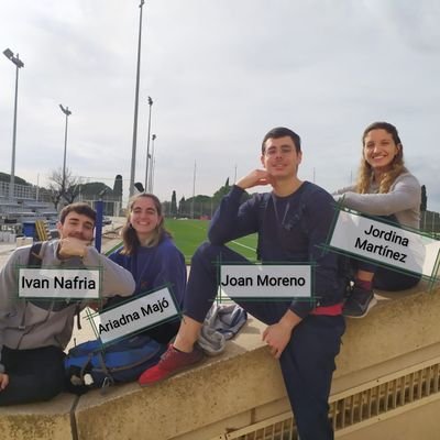 Som Ariadna Majó,Jordina Martinez,Joan Moreno i Ivan Nafria, 4 alumnes disposats a empendre el viatje de la programació en l'ensenyament de l'AF i l'esport #b17