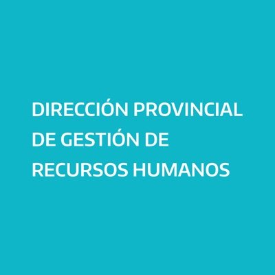 Dirección Provincial de Gestión de Recursos Humanos. 
FACEBOOK:  Dirección Provincial de Gestión de RRHH
@BAeducacion
