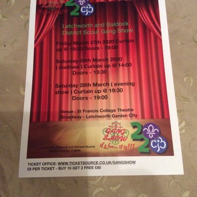 An annual variety show with a cast of Cubs, Brownies, Scouts, Guides, Rangers, Explorers and Leaders from Letchworth and Baldock District.