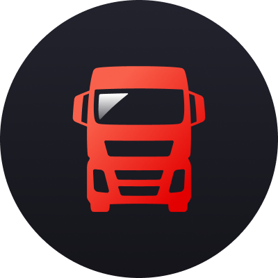 Truckmeister waarschuwt je voor ongevallen, stilstaande voertuigen, files, flitsers en werkzaamheden | Download de app in de App Store of Play Store.
