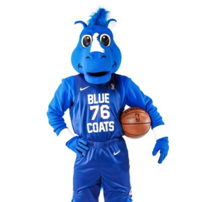 🐴 Noble Steed for @blue_coats ⛹️‍♂️ @sixers NBA G League Affiliate 🏀 Best Dunking Mascot in the G League ⬇️ Book Coaty for your next event!